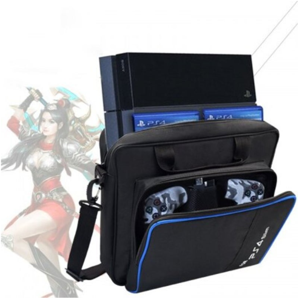 System Bag Ps4 Original Size For Playstation Console Shoulder Protector Carry Handbag Canvas Black
