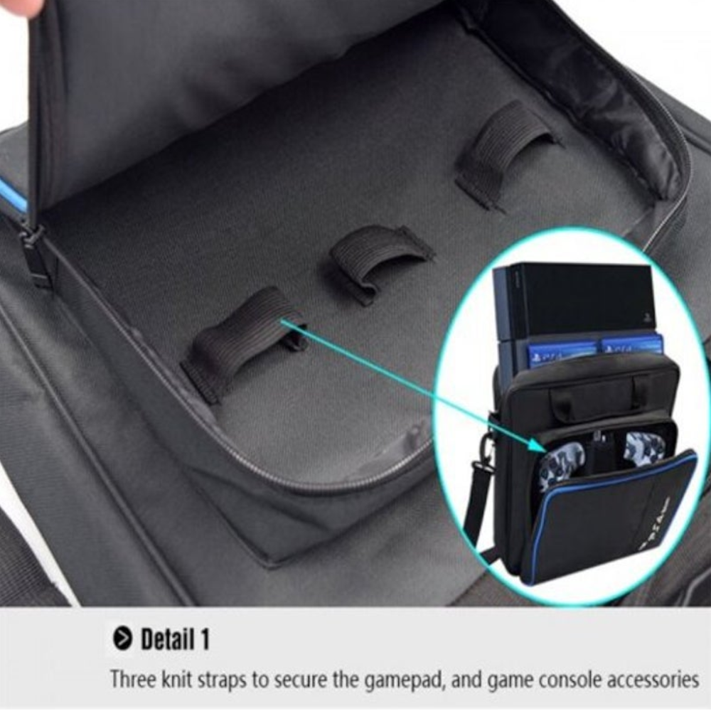 System Bag Ps4 Original Size For Playstation Console Shoulder Protector Carry Handbag Canvas Black