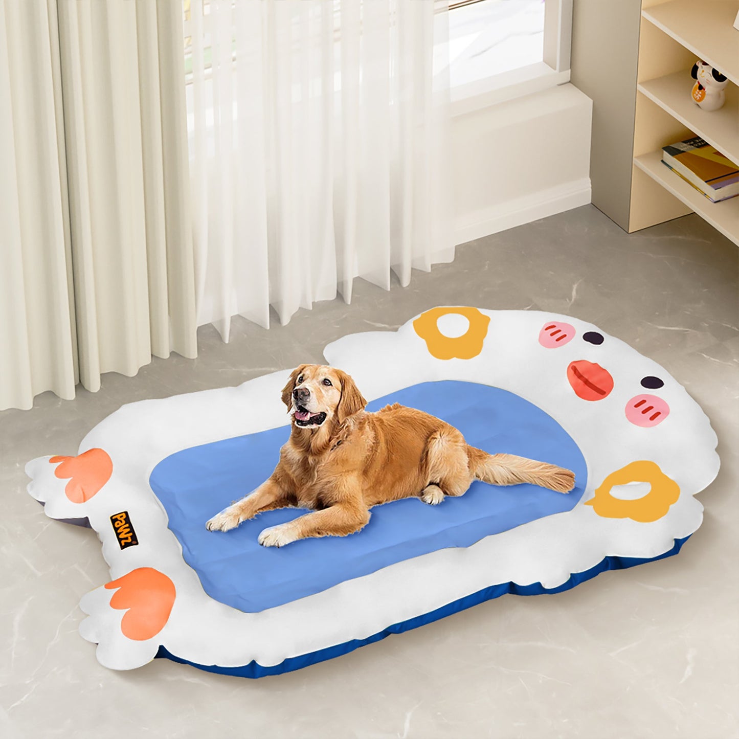 Pawz Pet Cooling Mat Dog Cat Human Size Blue