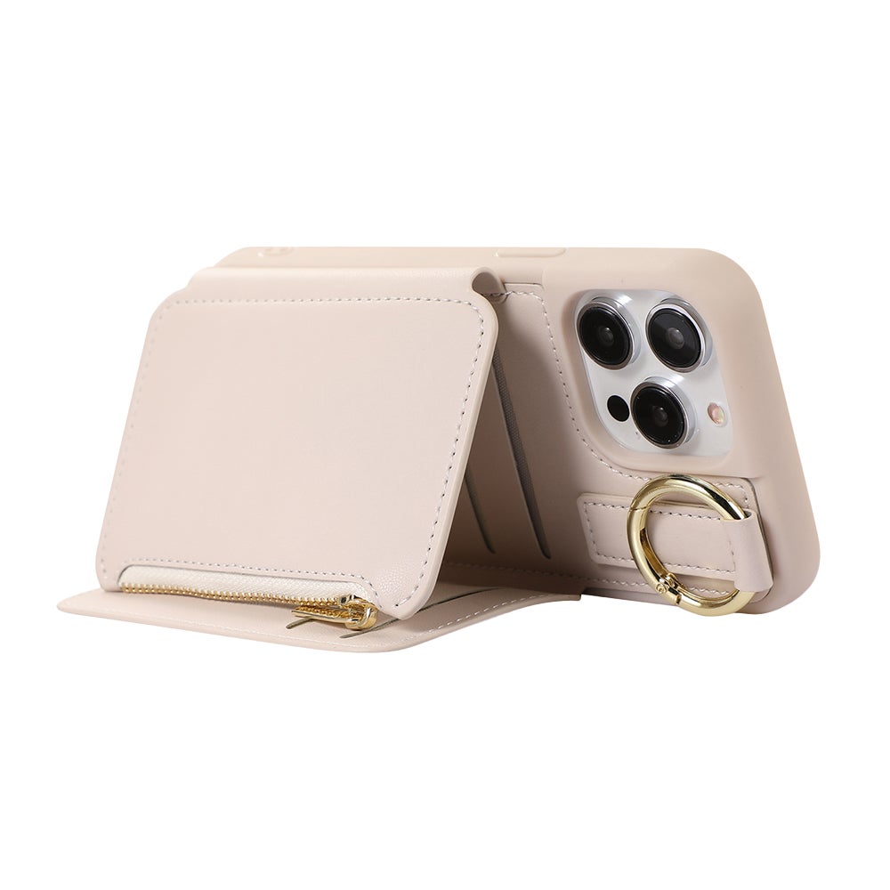 Pu Leather Phone Case Crossbody Cover Wallet Purse With Rfid Blocking Card Holder For Iphone 14 Series