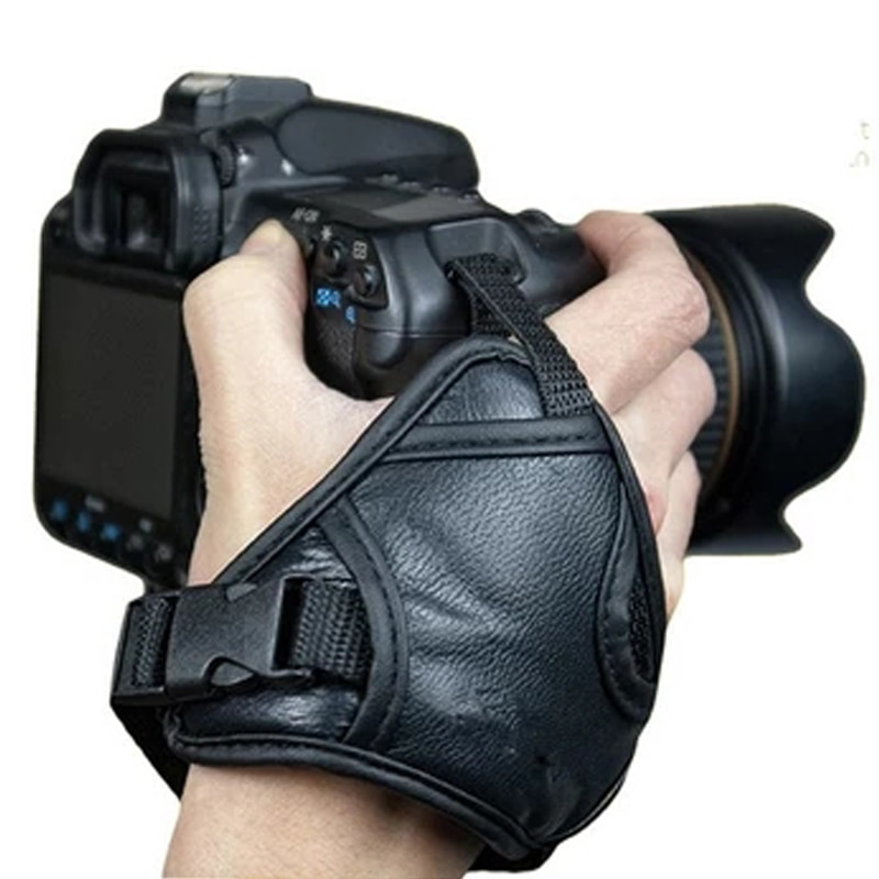 Pu Hand Grip Wrist Strap Photography Accessories For Nikon Canon Sony Camera