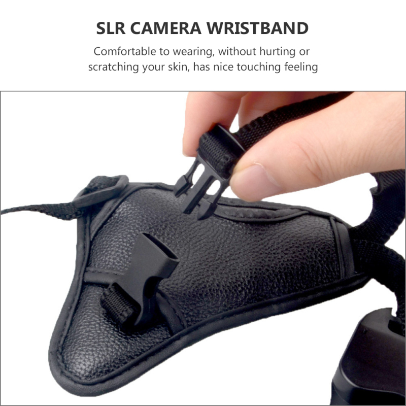 Pu Hand Grip Wrist Strap Photography Accessories For Nikon Canon Sony Camera