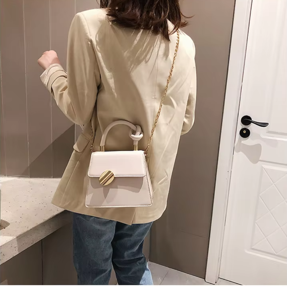 Pu Leather Crossbody Bags For Women Handbags Chain Shoulder Simple Mini Purses
