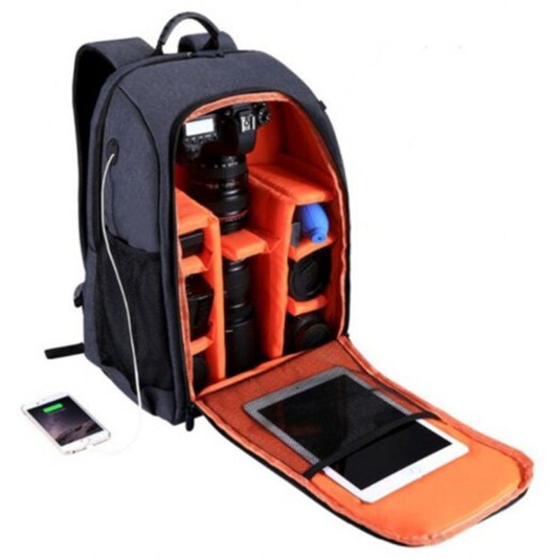 Outdoor Waterproof Dual Shoulders Backpack Camera Bag
