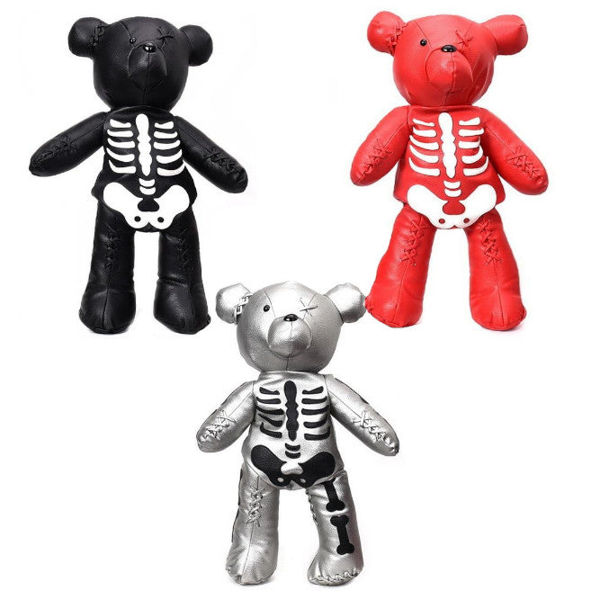 1 Sets of Hod Health & Home Punk Goth Skeleton Bear Backpack | Accessories For Women