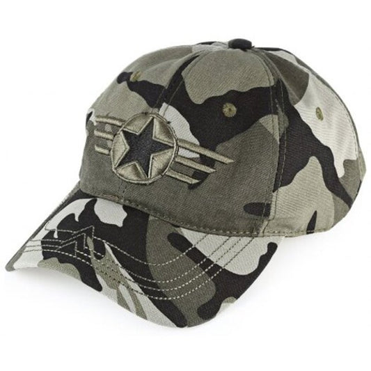 Pure Cotton Fishing Cap Adjustable Sun Hat Acu Camouflage