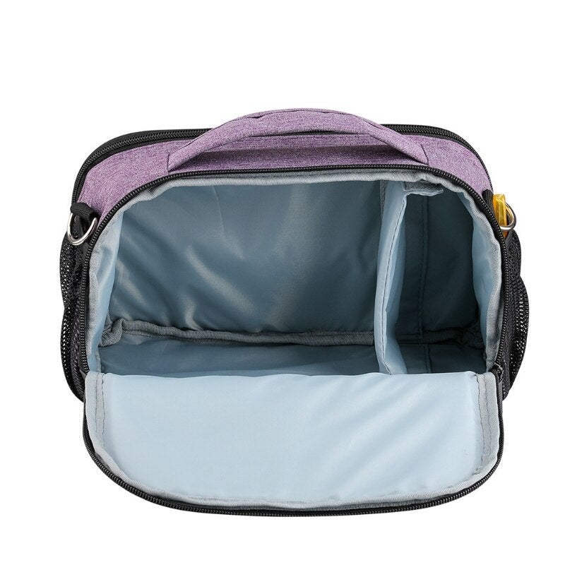 Purple 600D Oxford Cloth Cutting Machine Bag Knitting Tools Storage