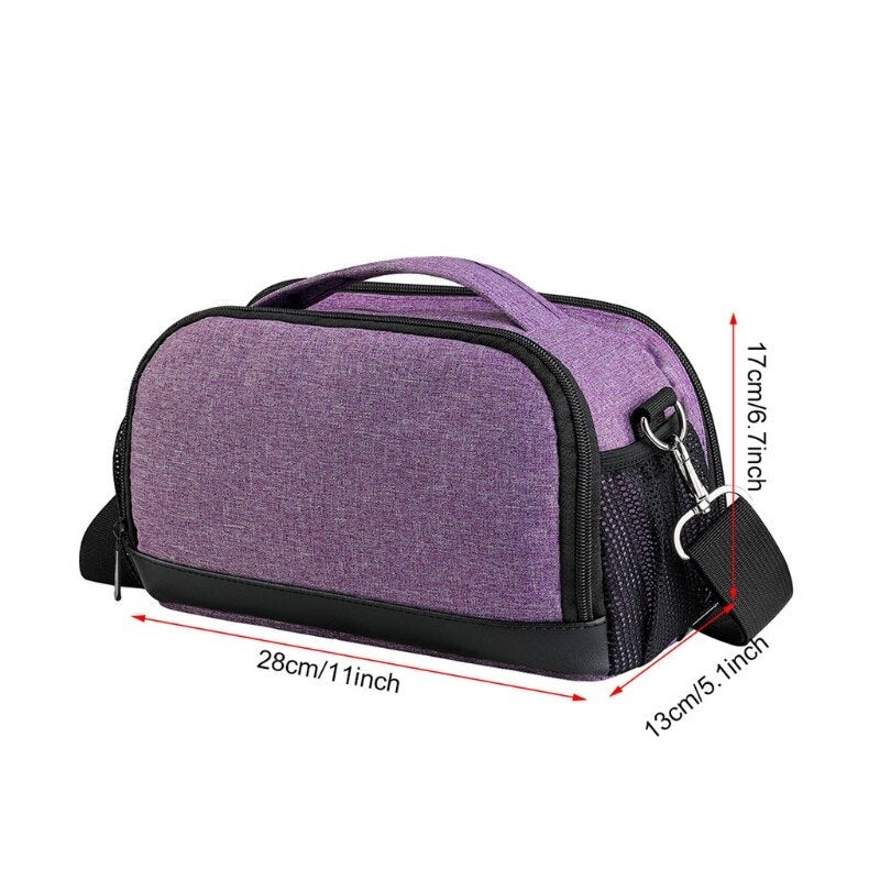 Purple 600D Oxford Cloth Cutting Machine Bag Knitting Tools Storage