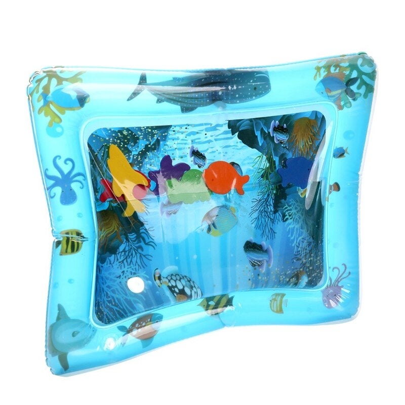 Pvc Inflatable Baby Water Mat Fun Activity Play Center For Children Infants Exquisite Cushion