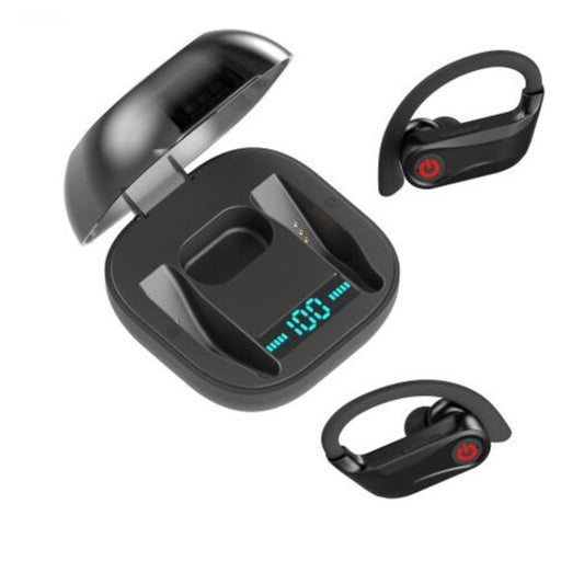 Q62 Bluetooth Earphone Ultra Long Wireless Headset Waterproof Stereo Hands Free Black