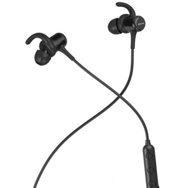 Qcy M1c Bes Magnetic Bluetooth Earphones Stereo Sports Earbuds Black