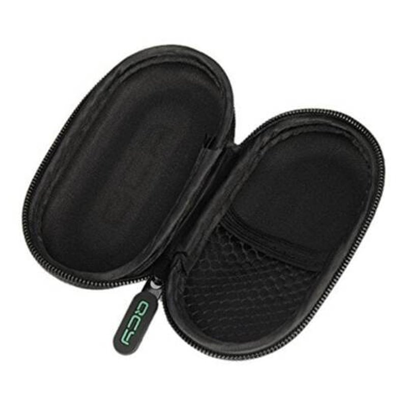 Qcy Storage Bag Headphone Case For Cable Charger Earphone Memory Card Black