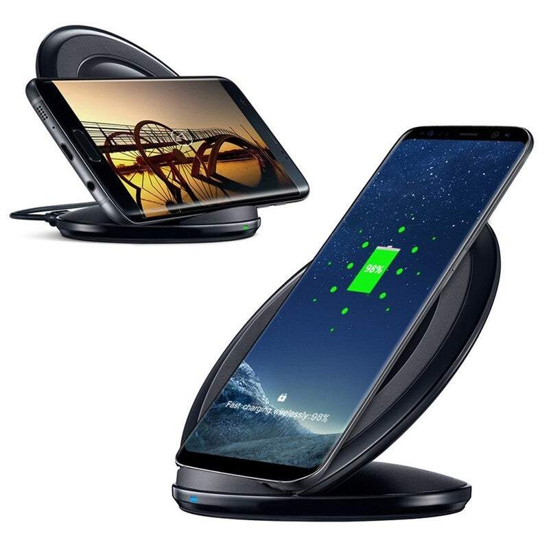 Qi Fast Charge Wireless Charger Black