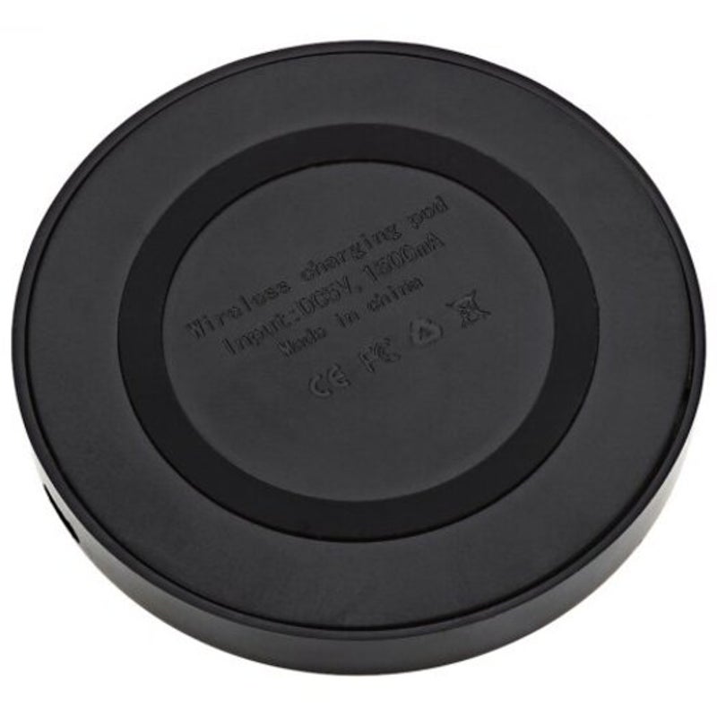 Qi Wireless Charger Charging Receiver For Iphone Black Wide Top Narrow Bottom Interface