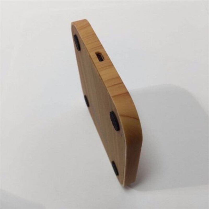 Wireless Charging Slim Wood Pad Smart Phone Charger Board