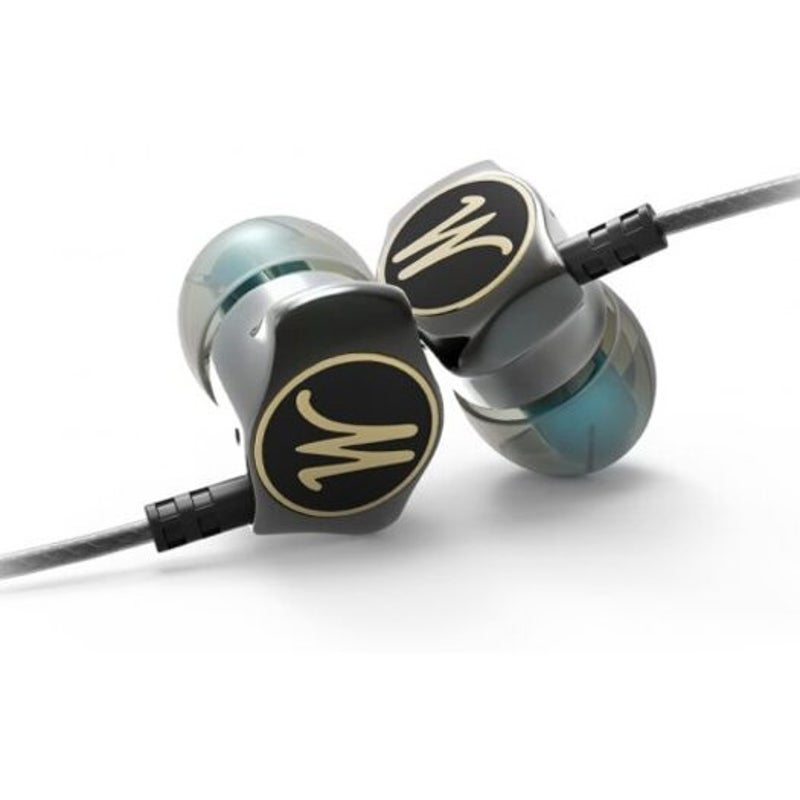 Dm7 3.5Mm Aluminum Alloy In Ear Wired Earphone Black With Mic