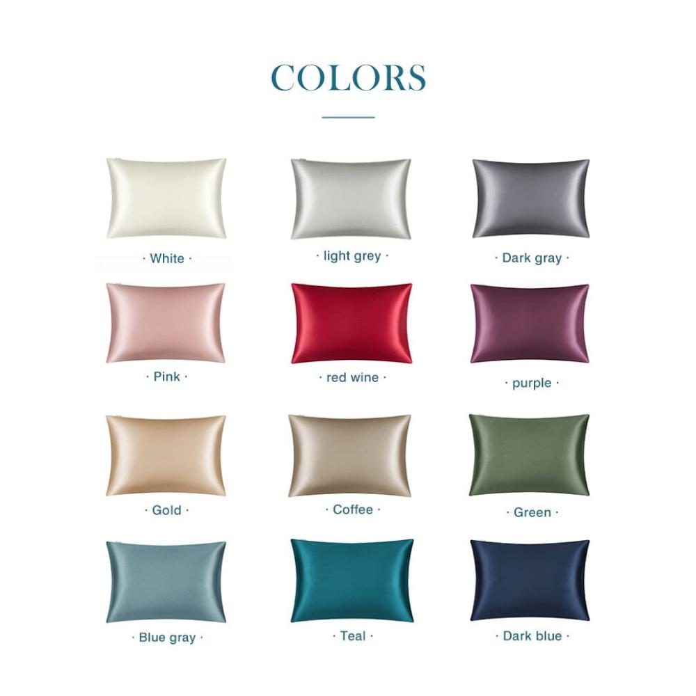 Pillowcase 51X66cm Green Mulberry Silk For Comfortable Bed Use