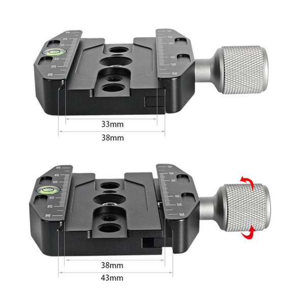 Qr 70N Clamp Quick Release Plate For Arca Swiss Manfrotto Gitzo Tripod Ball Head