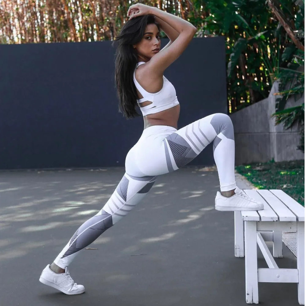 Quick Dry High Waist Fitness Leggings Sports Yoga Pants For Women