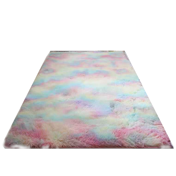 Soft Fluffy Long Hair Carpets Corridor Balcony Laundry Room Bedroom Non-Slip Mats
