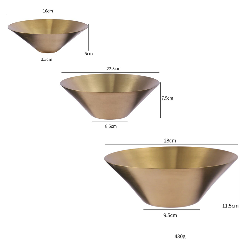 Ramen Bowl 304 Stainless Steel Big Korean Cold Noodles Mix Salad Storage