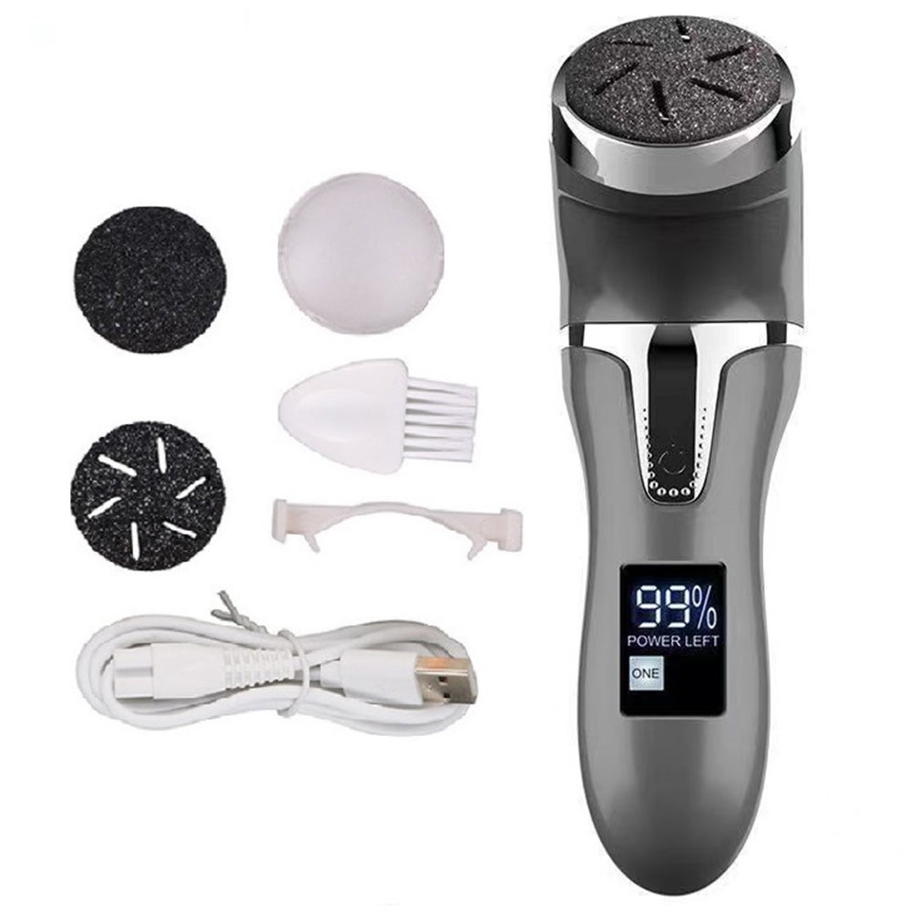 Rechargeable Electric Foot File Pedicure Sander Waterproof 2 Speeds Callus