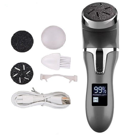 Rechargeable Electric Foot File Pedicure Sander Waterproof 2 Speeds Callus