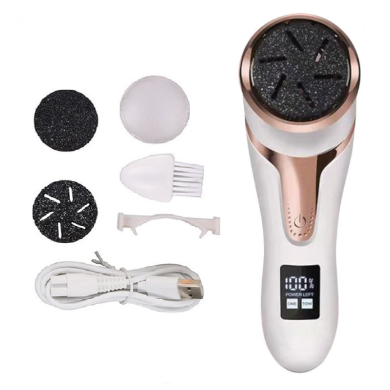 Rechargeable Electric Foot File Pedicure Sander Waterproof 2 Speeds Callus