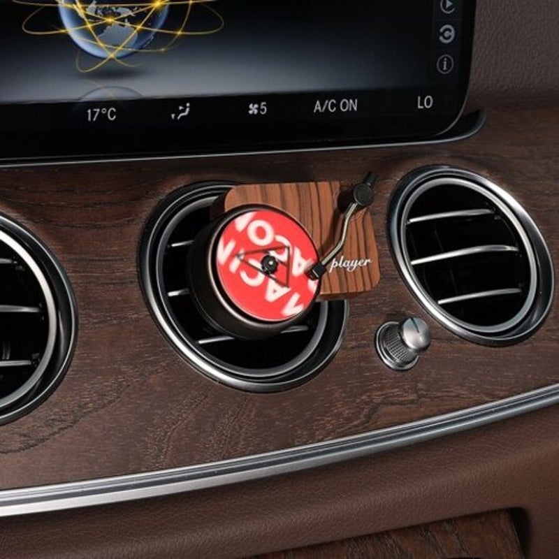 Record Player Shaped Car Outlet Aromatherapy Black
