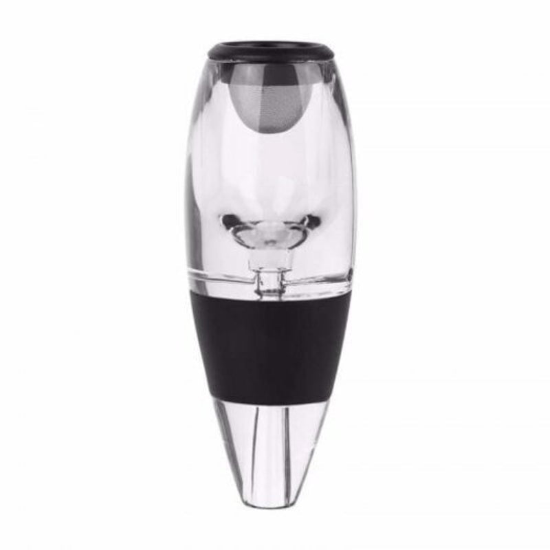 Red Wine Aerator Filter Decanter Essential Black