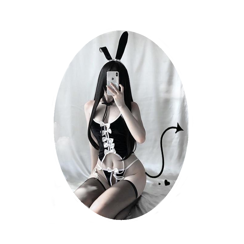 Red Ribbon Bunny Set Cosplay
