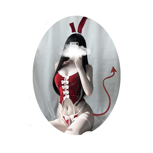 Red Ribbon Bunny Set Cosplay