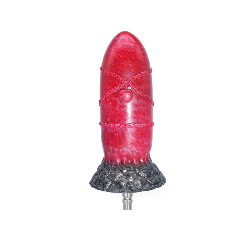 Red And Black Vac U Lock Dildos Sex Machine Attachments