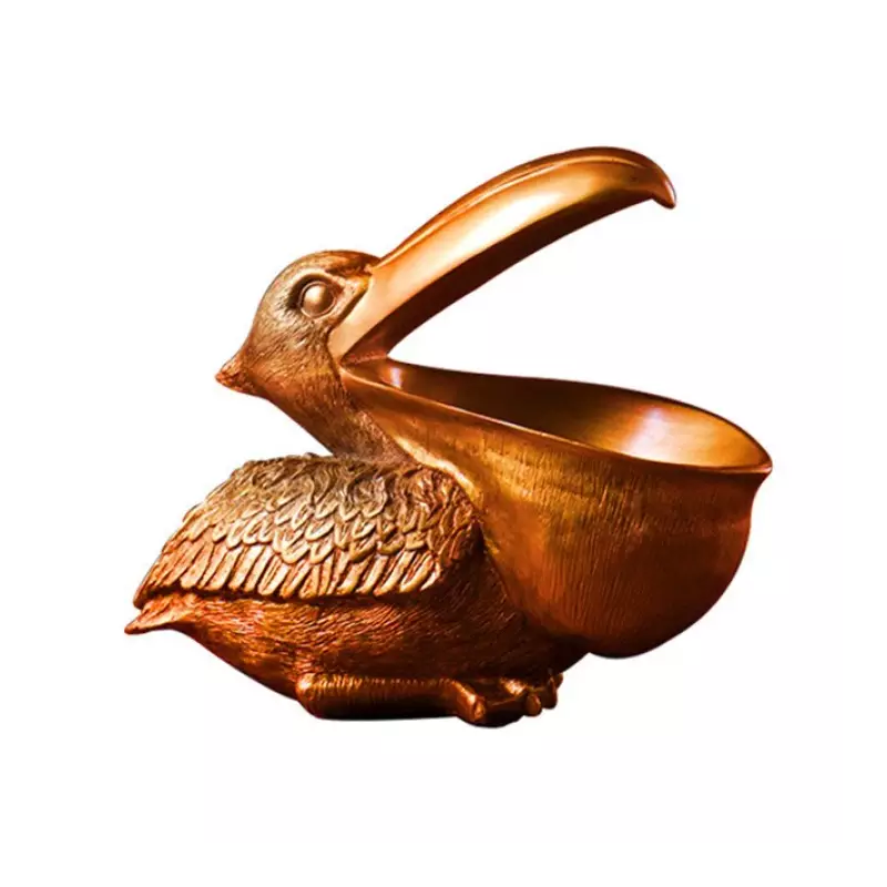 Resin Pelican Ornament Key Holder Jewellery Storage Decor