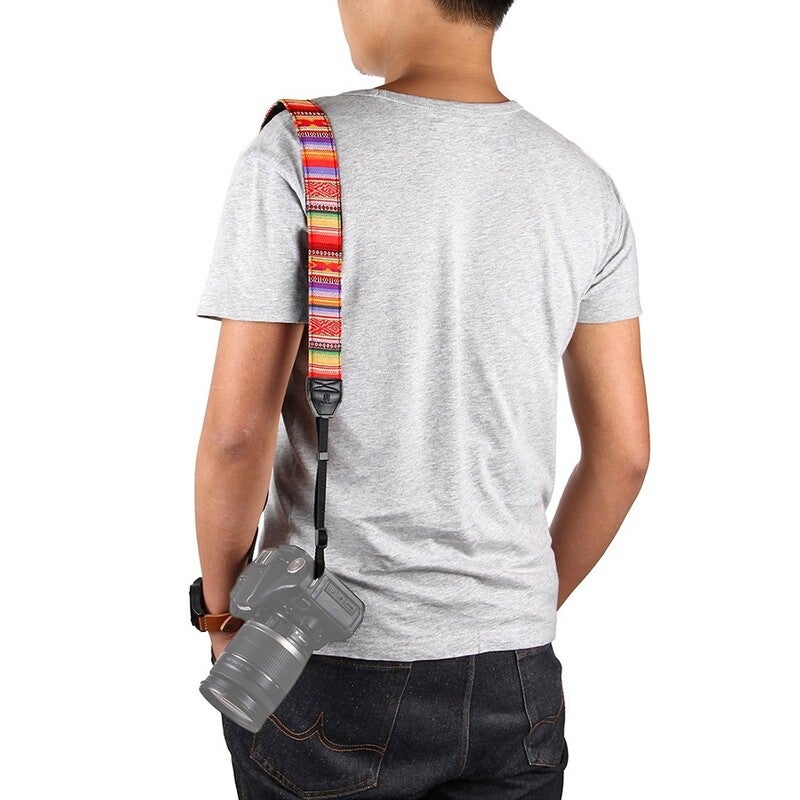 Retro Style Double Cotton Yard Colorful Pattern Shoulder 1