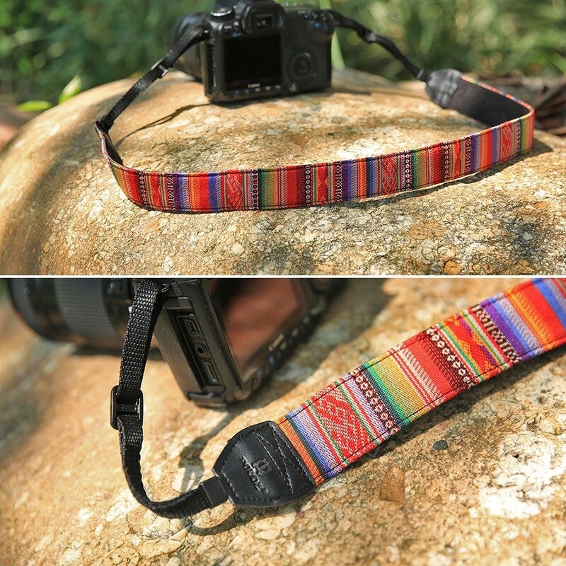 Retro Style Double Cotton Yard Colorful Pattern Shoulder 1