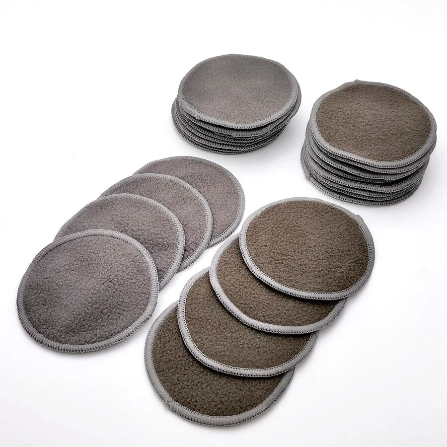 Reusable Bamboo Makeup Remover Pads Towel Washable Rounds Cleansing Facial