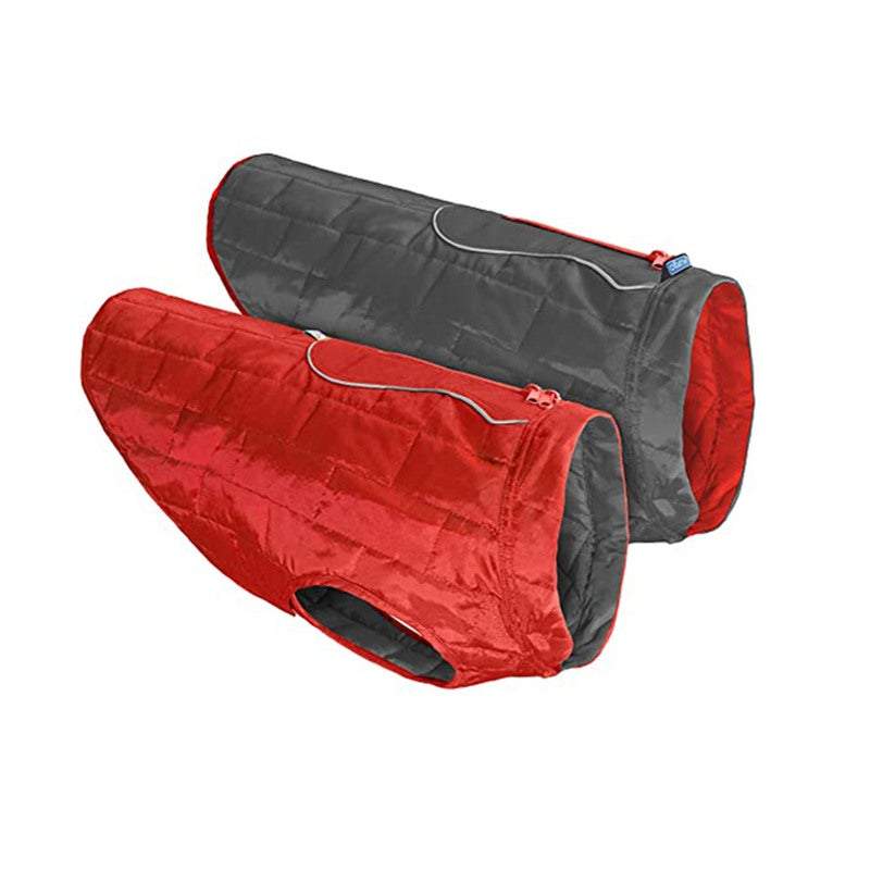 Dog Apparel Reversible Waterproof Jacket Soft Autumn Winter Pet Clothes Warm Vest