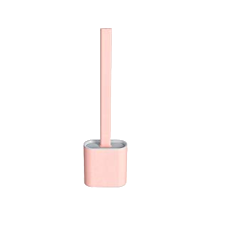 Quick Drying Silicone Toilet Brush With Holder