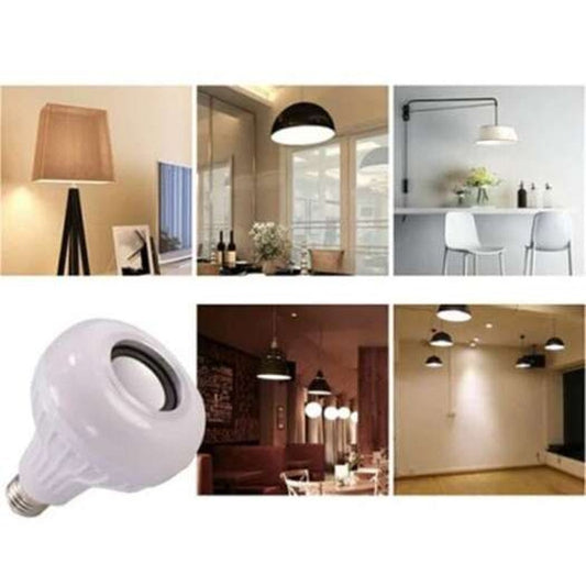 Rgb Bluetooth Led Bulb Light Music Playing Dimmable Wireless White