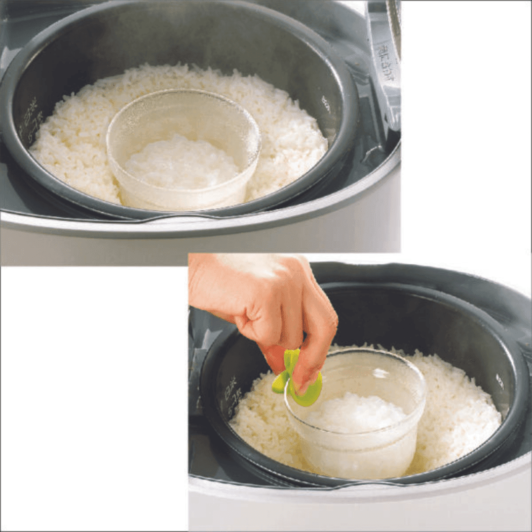 Richell Porridge Maker E For Use With Rice Cookers Green