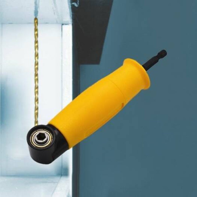 Right Angle Extension Screwdriver Drill Attachment Rubber Ducky Yellow