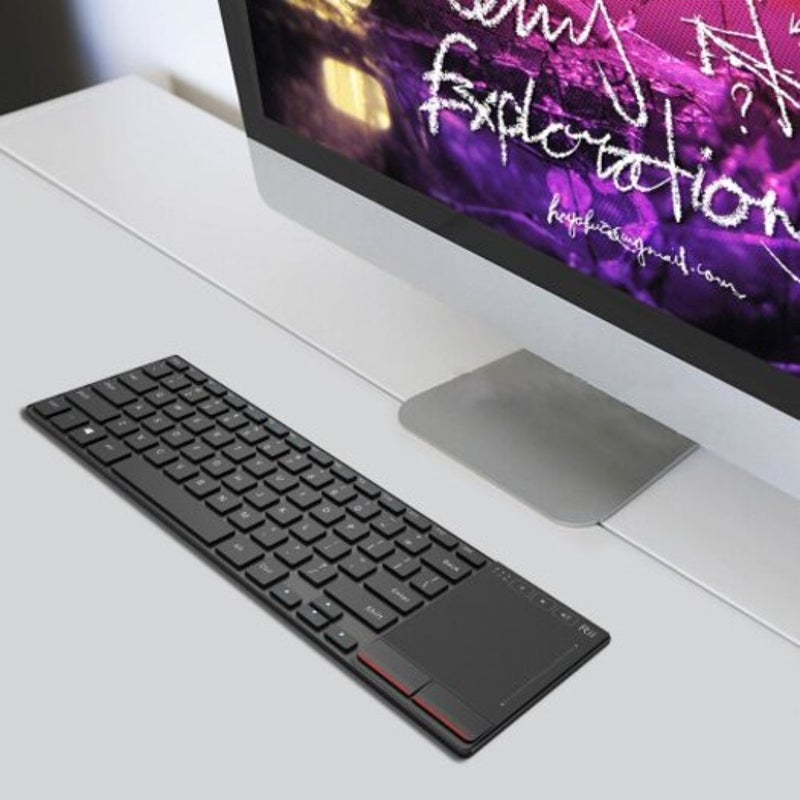 Rii K22 2.4G Mini Multimedia Wireless Keyboard Black De