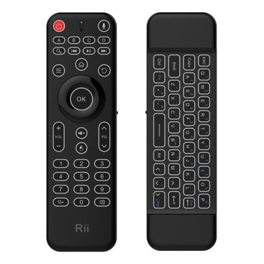 Rii Mx9 Double Sided Mutimedia Wireless Keyboard Black