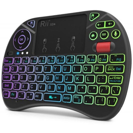 Rii X8 Plus 2.4Ghz Wireless Air Mouse Keyboard Black