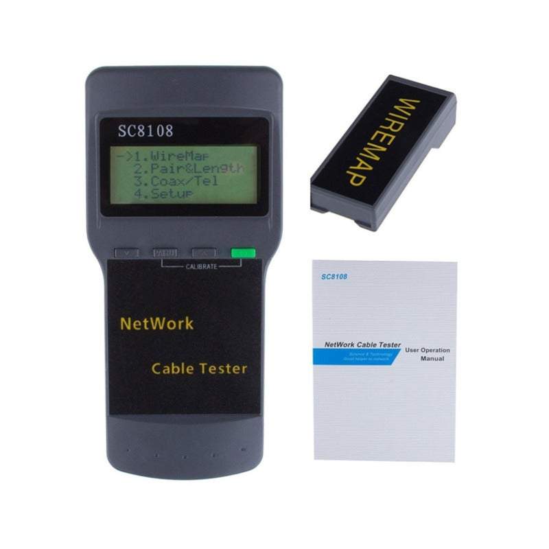 Cables Adapters Rj45 Network Tester Lan Length Meter 5E 6E Sc8108 Cat5