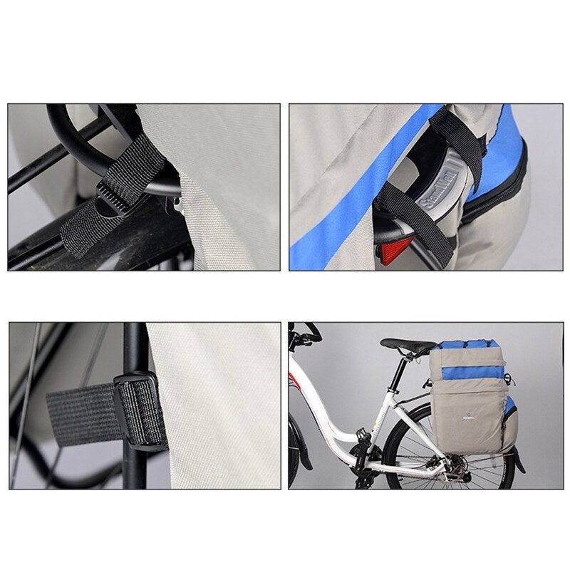 60L Mtb Bicycles Carrier Bag Blue