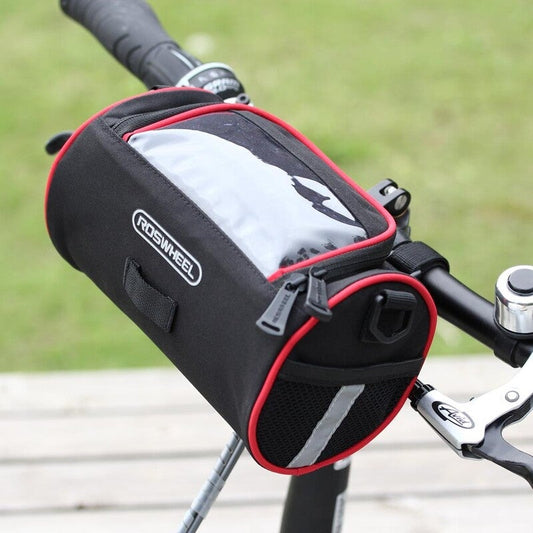 Cycling Bicycle Folding Bike Front Handlebar Bag Basket Transparent Pvc Pouch For Map Outdoor