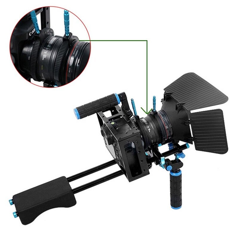 Rubber Follow Focus Gear Ring Belt With Aluminum Alloy Grip For Dslr Camcorder Camera