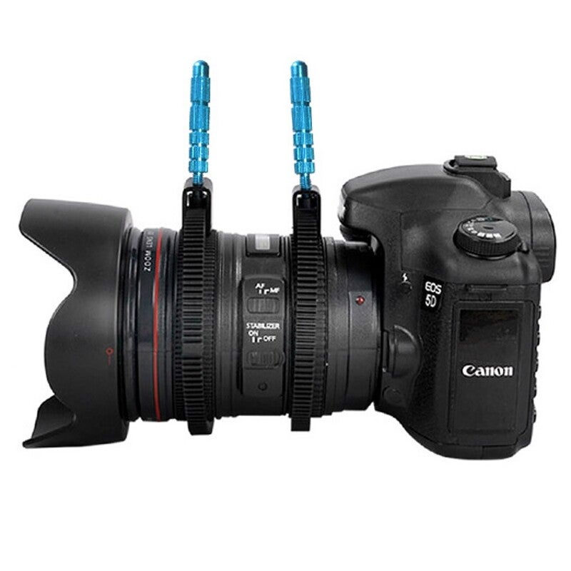 Rubber Follow Focus Gear Ring Belt With Aluminum Alloy Grip For Dslr Camcorder Camera
